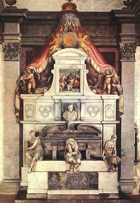 Giorgio Vasari Monument to Michelangelo